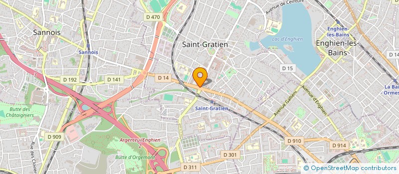 localisation de l'entreprise AU PAIN... BIO  SAINT-GRATIEN