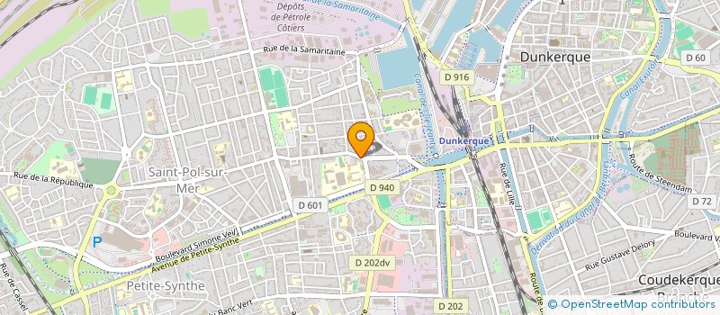localisation de l'entreprise AU PAIN CHAUD à DUNKERQUE