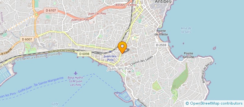 localisation de l'entreprise AU PAIN D'ALEX à ANTIBES