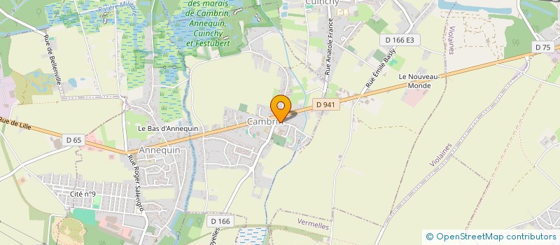 localisation de l'entreprise AU PAIN D'ALOUETTE  CAMBRIN