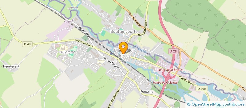 localisation de l'entreprise AU PAIN D'AMBRE à BLANGY-SUR-BRESLE