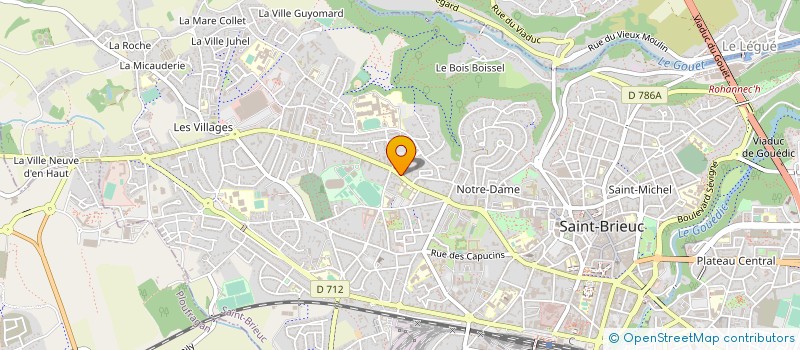 localisation de l'entreprise AU PAIN D'ANTAN à SAINT-BRIEUC