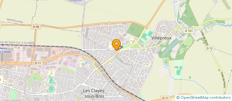 localisation de l'entreprise AU PAIN D'AUJOURD'HUI à VILLEPREUX