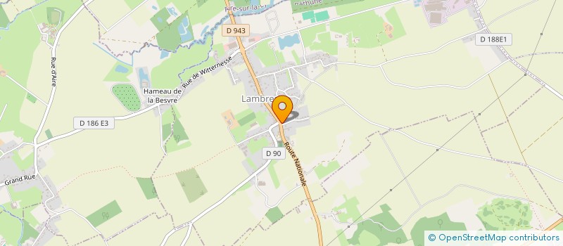 localisation de l'entreprise AU PAIN D'AUTREFOIS  LAMBRES