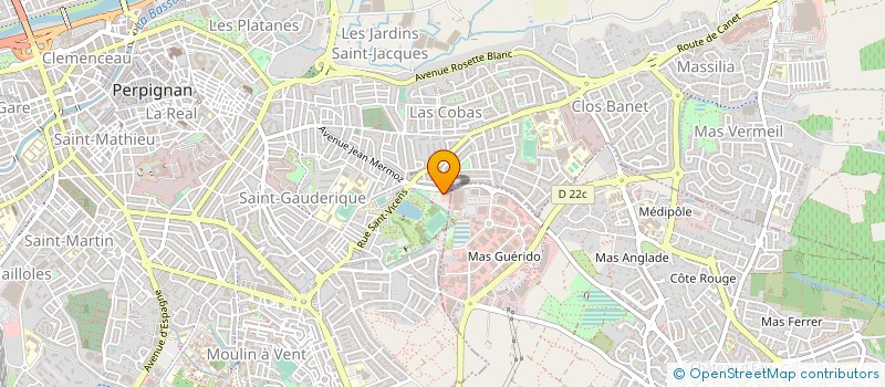 localisation de l'entreprise AU PAIN D'AVANT  PERPIGNAN