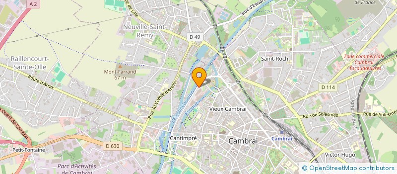 localisation de l'entreprise AU PAIN DE CAMBRAI  CAMBRAI