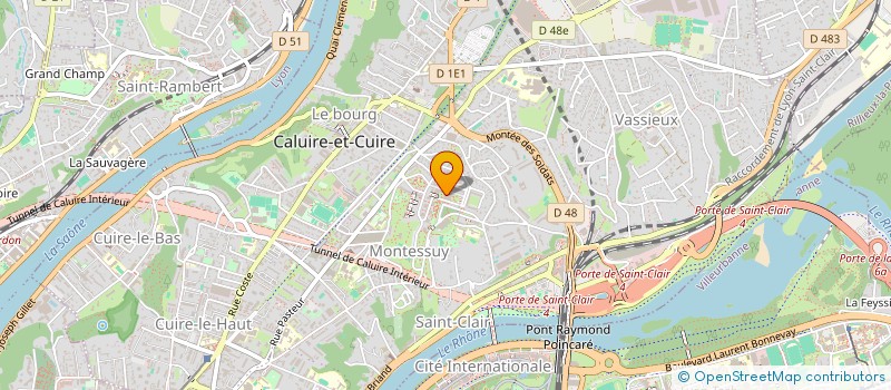 localisation de l'entreprise AU PAIN DE CAMPAGNE à CALUIRE-ET-CUIRE
