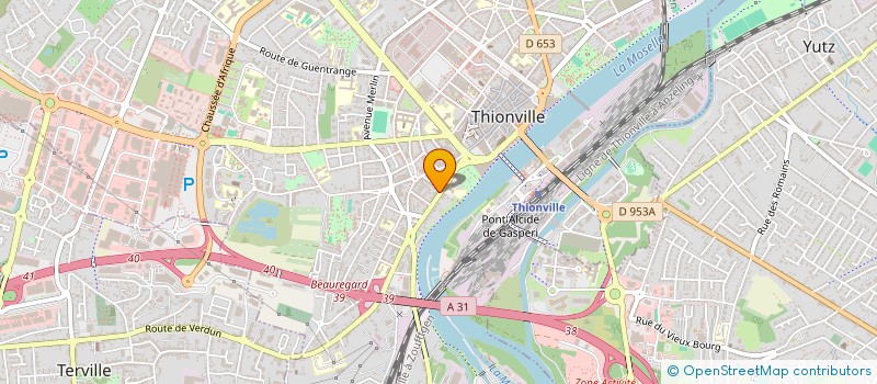 localisation de l'entreprise AU PAIN DE LA SEMEUSE  THIONVILLE