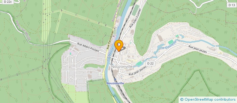 localisation de l'entreprise AU PAIN DE LA VALLEE à NOUZONVILLE