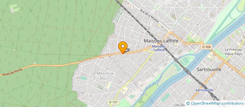 localisation de l'entreprise AU PAIN DE SORYA à MAISONS-LAFFITTE