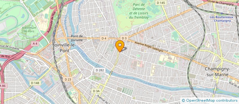 localisation de l'entreprise AU PAIN DE VERDUN à CHAMPIGNY-SUR-MARNE