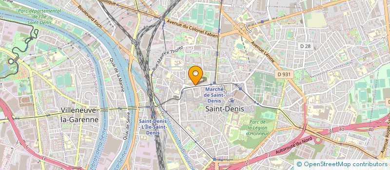 localisation de l'entreprise AU PAIN DENIS à SAINT-DENIS
