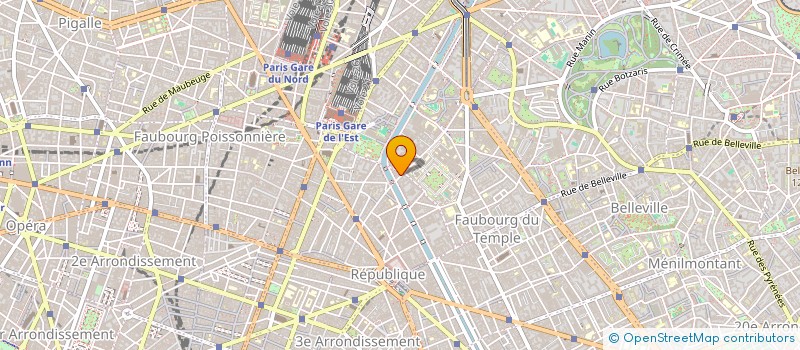 localisation de l'entreprise AU PAIN DORE à PARIS