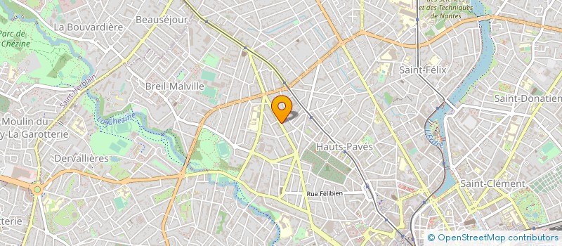 localisation de l'entreprise AU PAIN DORE à NANTES