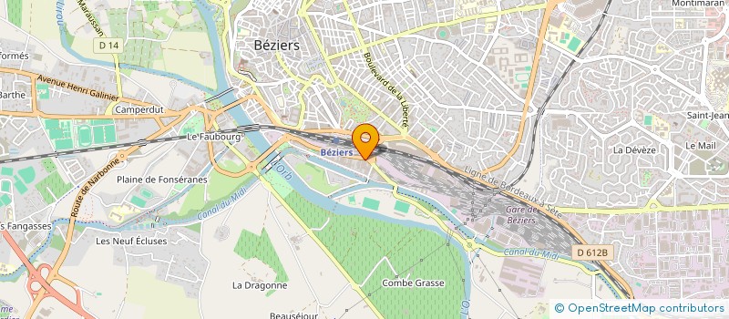 localisation de l'entreprise AU PAIN DORE à BEZIERS