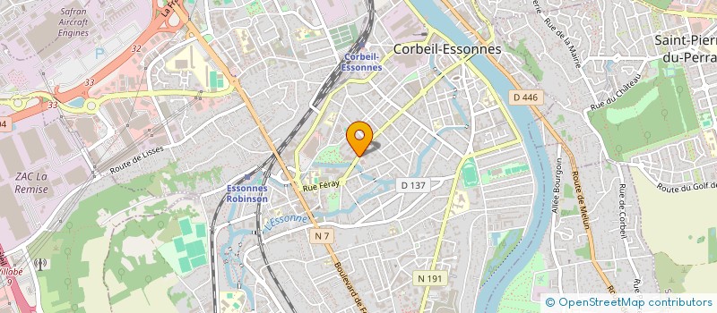 localisation de l'entreprise AU PAIN DORE à CORBEIL-ESSONNES