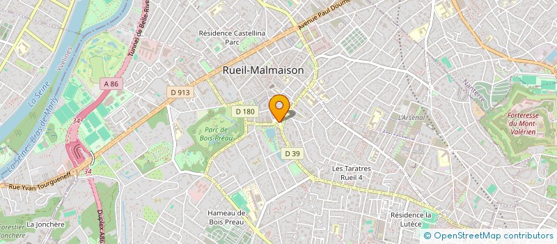 localisation de l'entreprise AU PAIN DU CARDINAL à RUEIL-MALMAISON