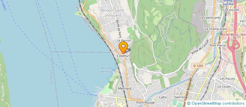 localisation de l'entreprise AU PAIN DU JOUR à AIX-LES-BAINS