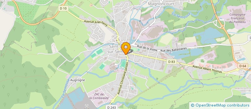 localisation de l'entreprise AU PAIN DU MARCHE  LA BAFFE