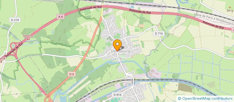 localisation de l'entreprise AU PAIN DU SCHNELLER  STEINBOURG