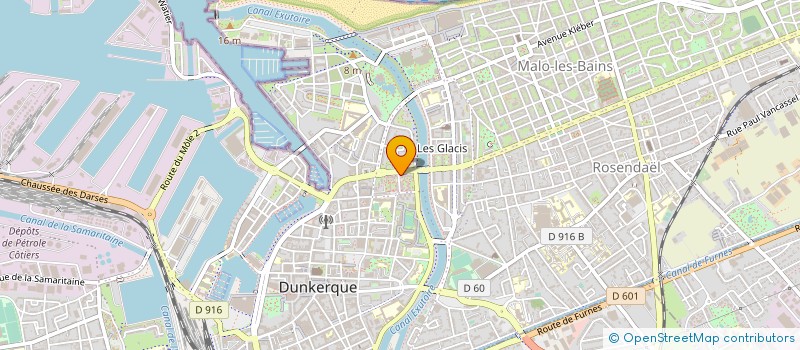 localisation de l'entreprise AU PAIN FLAMAND à DUNKERQUE