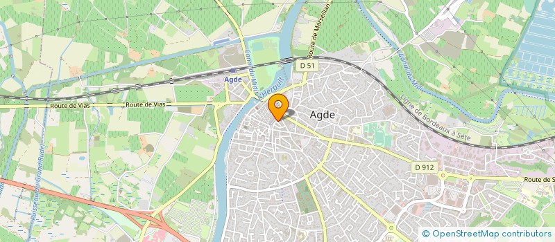 localisation de l'entreprise AU PAIN GASCON à AGDE