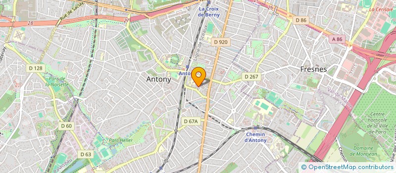 localisation de l'entreprise AU PAIN RUSTIQUE ANTONY à ANTONY