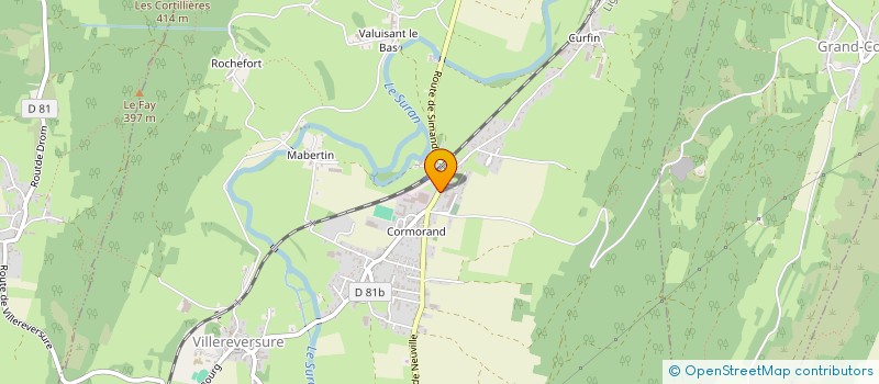 localisation de l'entreprise AU PAIN SURANAIS  VILLEREVERSURE