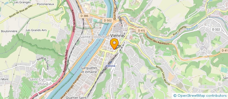 localisation de l'entreprise AU PAIN VIENNOIS à VIENNE