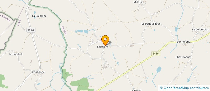 localisation de l'entreprise AU PAINBERRY à CHAILLAC