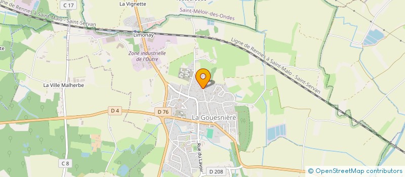 localisation de l'entreprise AU PAIR IN THE UK  LA GOUESNIERE