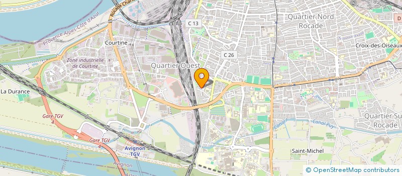 localisation de l'entreprise AU PALACE EXPLOITATION  AVIGNON