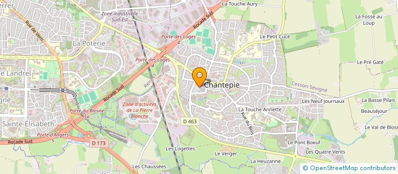 localisation de l'entreprise AU PALAIS D'ASIE à CHANTEPIE