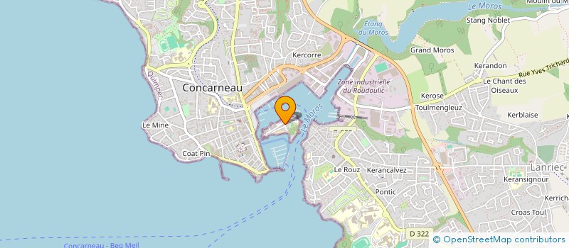 localisation de l'entreprise AU PALAIS DE GARGANTUA  QUIMPER