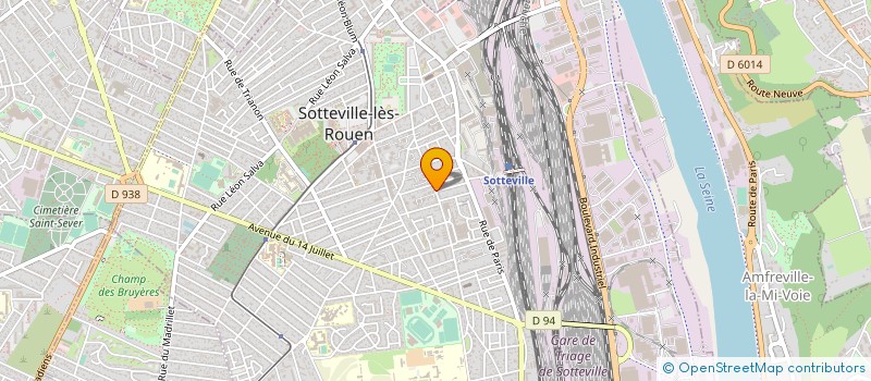 localisation de l'entreprise AU PALAIS DE LA GOURMANDISE  SOTTEVILLE-LES-ROUEN