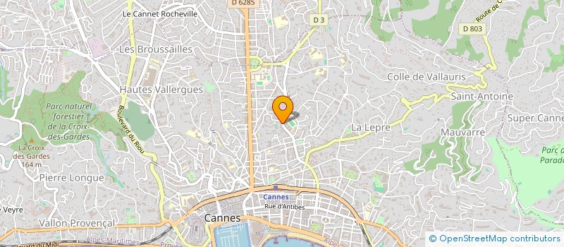 localisation de l'entreprise AU PALAIS DE NEILLA à CANNES