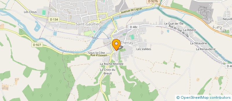 localisation de l'entreprise AU PALAIS DE THENAY à THENAY