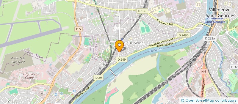 localisation de l'entreprise AU PALAIS DES SAVEURS  ABLON-SUR-SEINE