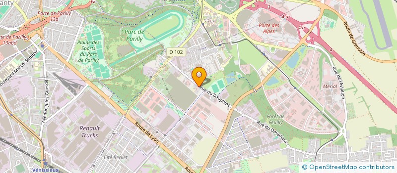 localisation de l'entreprise AU PALAIS DU GOUT  SAINT-PRIEST