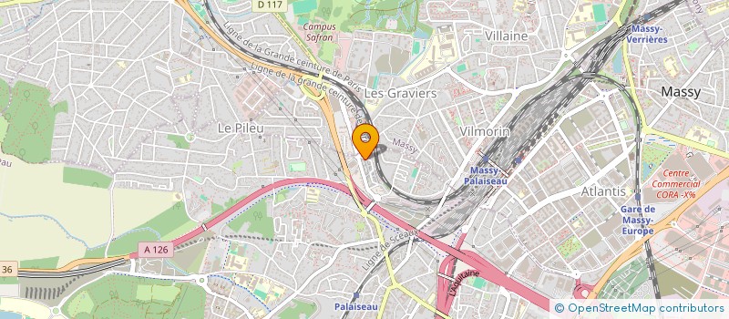 localisation de l'entreprise AU PALAIS DU PAIN  PALAISEAU