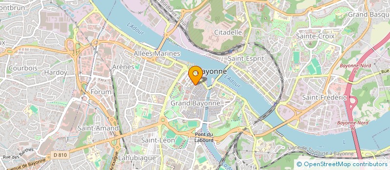 localisation de l'entreprise AU PALAIS GOURMAND à BAYONNE