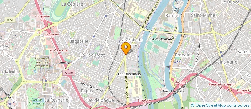 localisation de l'entreprise AU PALAIS RAFFINE à TOULOUSE