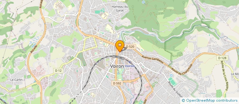 localisation de l'entreprise AU PALET D OR à VOIRON