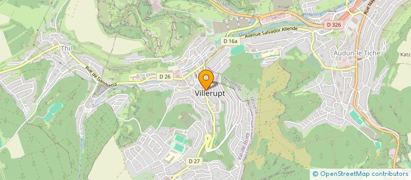 localisation de l'entreprise AU PANAME FOOD  VILLERUPT