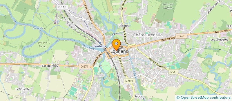 localisation de l'entreprise AU PANIER BRESSAN à LOUHANS