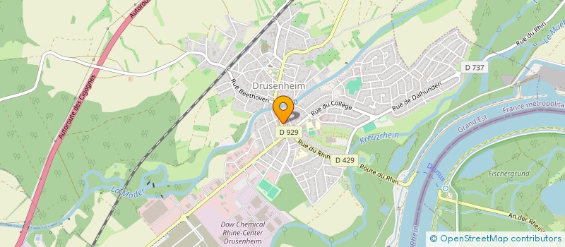 localisation de l'entreprise AU PANIER D'ABONDANCE  DRUSENHEIM