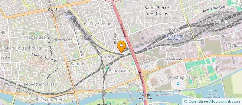 localisation de l'entreprise AU PANIER D'EMILIE  SAINT-PIERRE-DES-CORPS