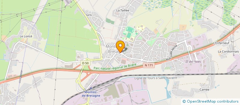localisation de l'entreprise AU PANIER DE L'ARCHE à MONTOIR-DE-BRETAGNE