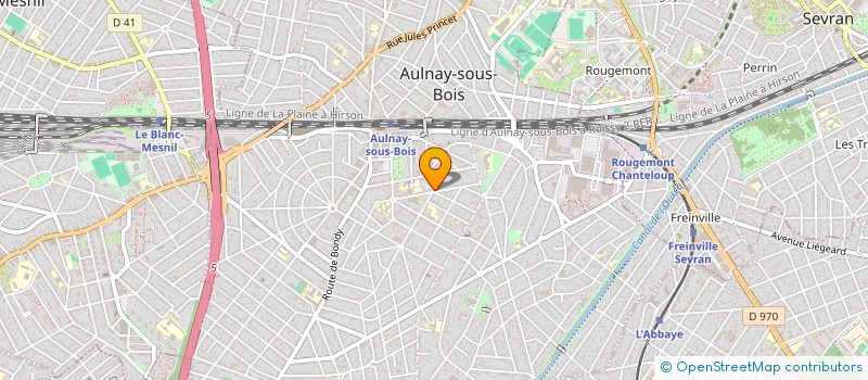 localisation de l'entreprise AU PANIER DE LA MENAGERE  AULNAY-SOUS-BOIS