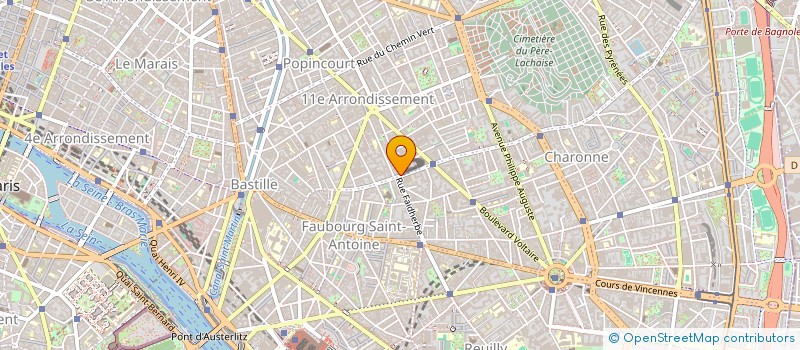 localisation de l'entreprise AU PANIER DE LA MENAGERE à PARIS